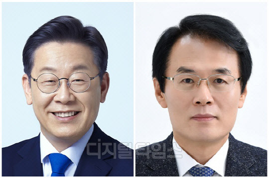 이재명(왼쪽) 더불어민주당 대표와 이상이 제주대학교 의과대학 교수. <디지털타임스 DB, 민주당 제공>